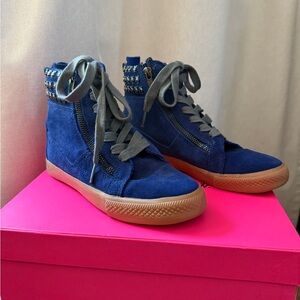 Betsey Johnson Skull Stud Hightops